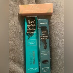 2 mascaras and a liquid eyeshadow - all new in box